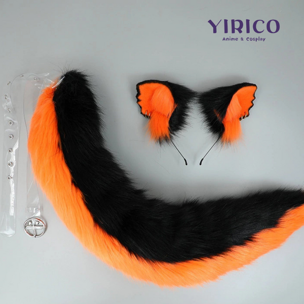 Faux Fur Animal Ears&Tails Animal Cosplay Costume Suit