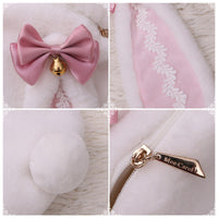 Rabbit Bag Kawaii Fashion Pearl Chain Crossbody Bag (4 Colors)