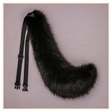 Faux Fur Wolf Tail Animal Cosplay Costume【Wolf dog hair】