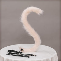 Yirico Anime Faux Fur Cat Tails-Pink