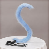 Yirico Anime Faux Fur Cat Tails-Blue