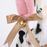 Women Girl Plush Cow Ears Headband