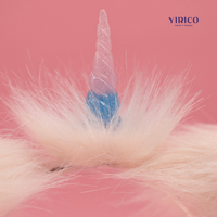 New hand-made artificial fur unicorn headband