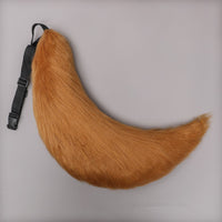 Large faux fur foxtail