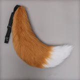 Large faux fur foxtail