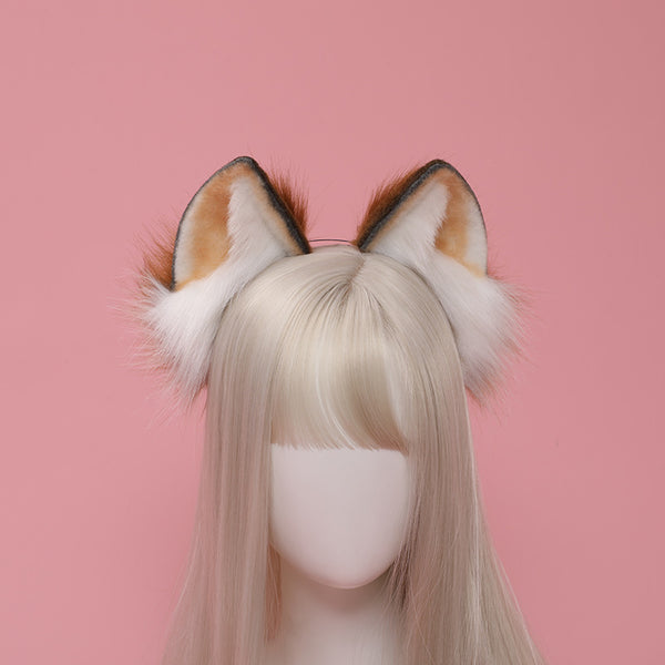 Faux Fur Fox Ear Animal Cosplay Headband