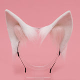 Handmade faux fur rabbit ear headband