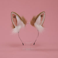 Faux Fur Love rabbit ear  Headband For Children/Adult