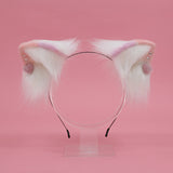 Faux Fur Cat Ear Animal Cosplay Headband Love Ear Studs【Cat 】