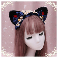 Animal Faux Fur Black Red Cat Ears Dog Ears Fox Ears For Cosplay Anime Halloween Christmas Costume