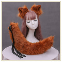 Faux Fur Fox Ears&Tails Animal Cosplay Costume Suit【 eries-03】